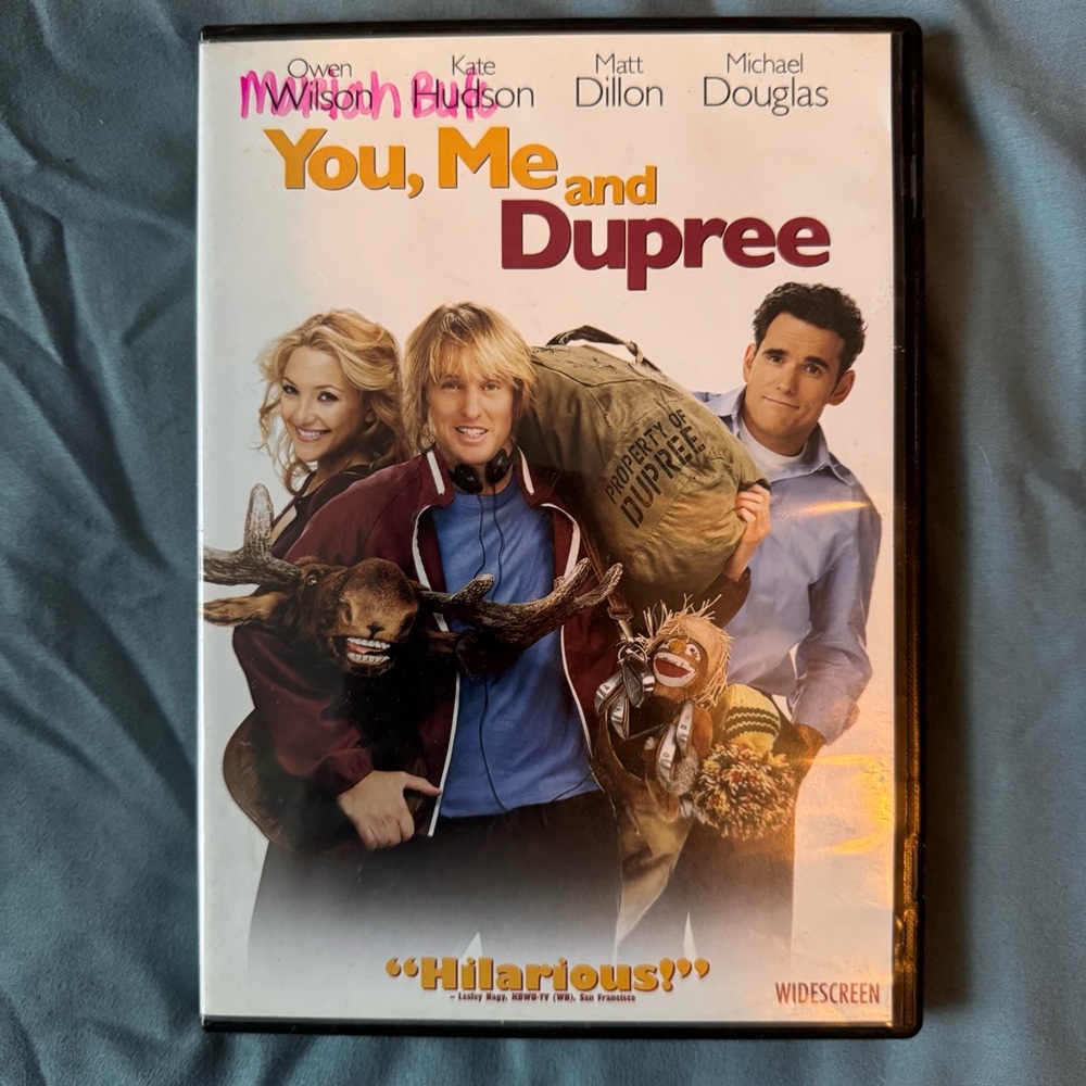 You, Me and Dupree [DVD] Disc Tested, Working